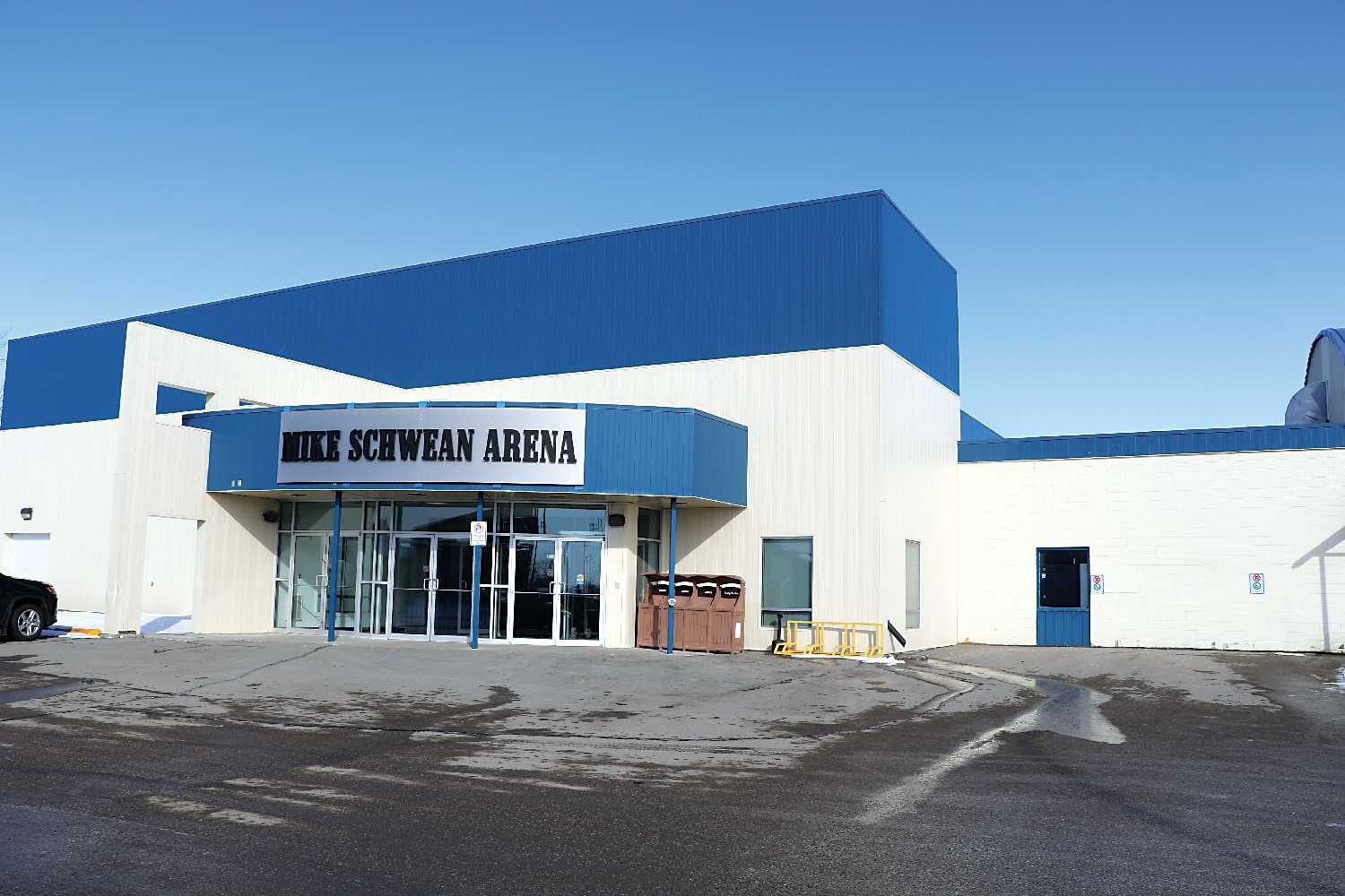 The Mike Schwean Arena, which could see upgrades in 2028 if fundraising goes as planned.